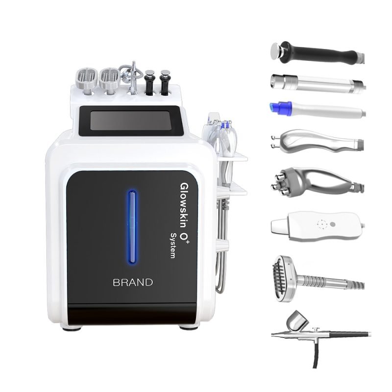 Glowskin O+ Hydro Dermabrasion Machine Blackhead Acne Removal Device Skin Rejuvenation RF Ultrasonic - Image 2