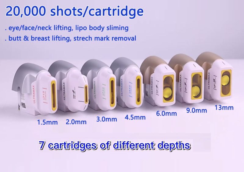 Portable 7D Hifu Ultraformer 3 Machine For Body Contour Face Wrinkle Removal with 7 hifu Cartridges 20000 shots - Image 6