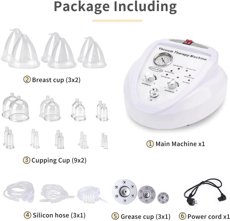 Butt Vacuum Therapy Machine Breast Enhancements Buttock Lift with Vacuum Suction Cups BBL - Image 12